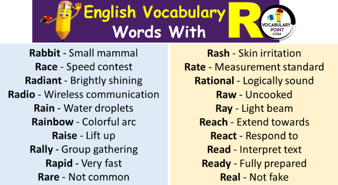 Words That Start With R